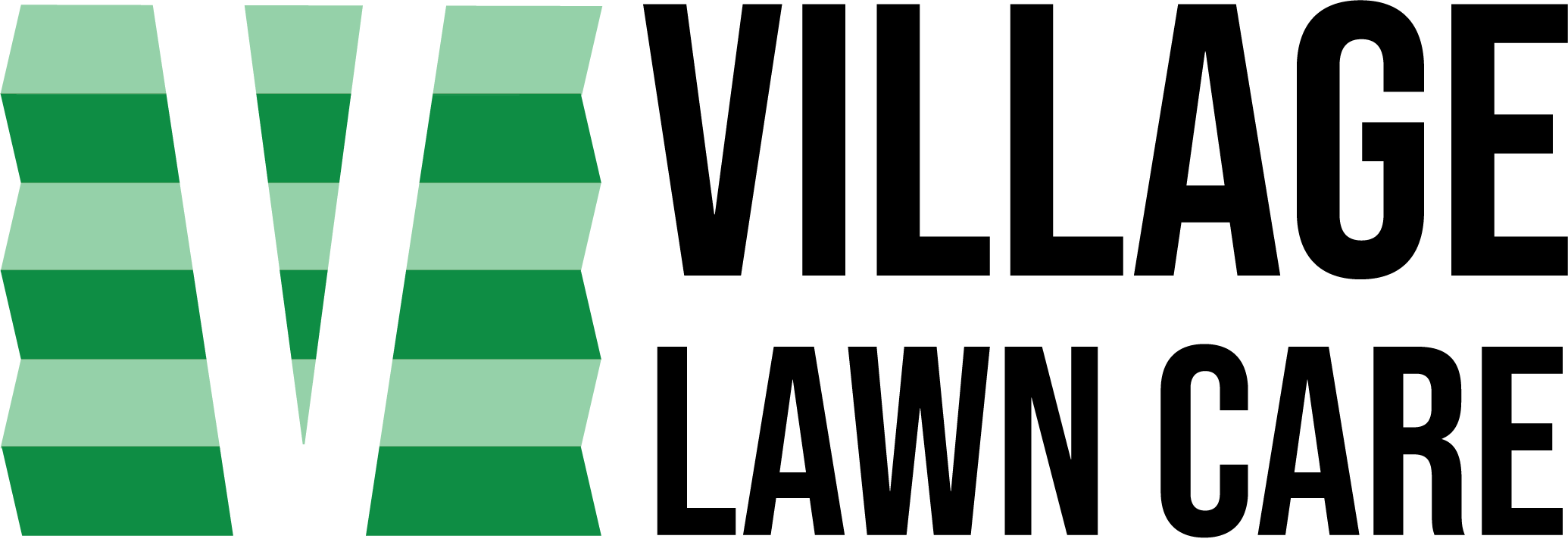village-lawn-care auburn, al logo